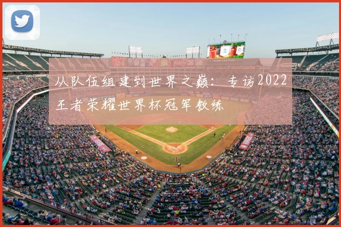 从队伍组建到世界之巅：专访2022王者荣耀世界杯冠军教练