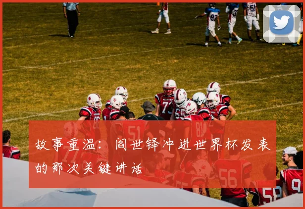 故事重温：阎世铎冲进世界杯发表的那次关键讲话